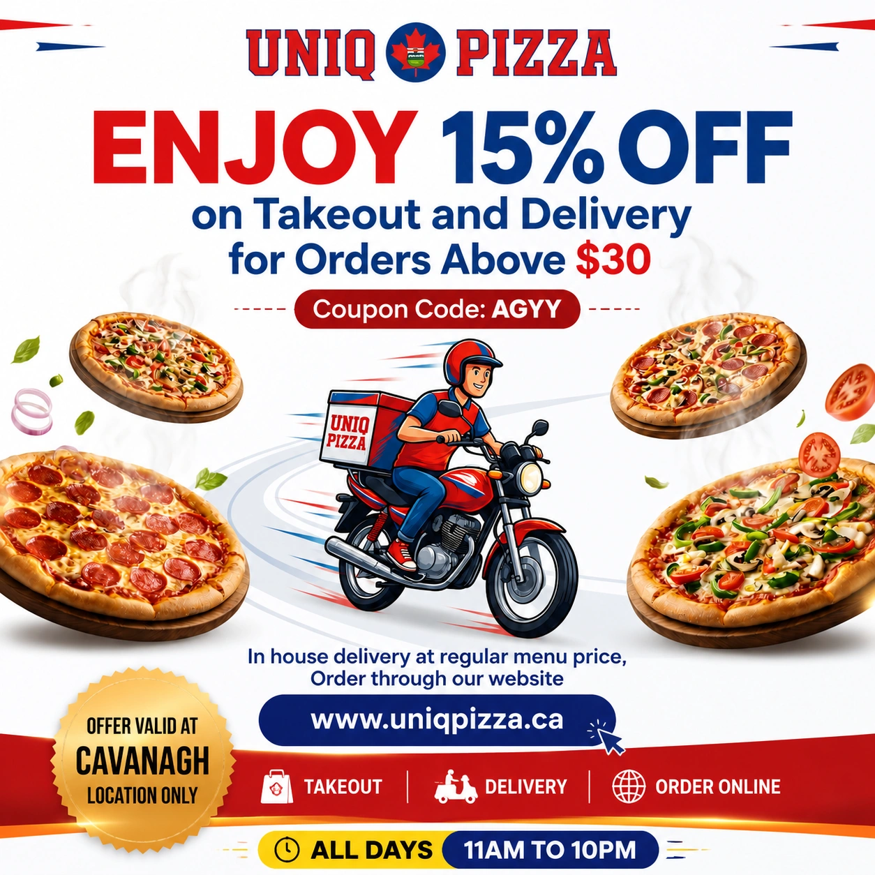 Special Offer at Uniq-Pizza Cavanagh