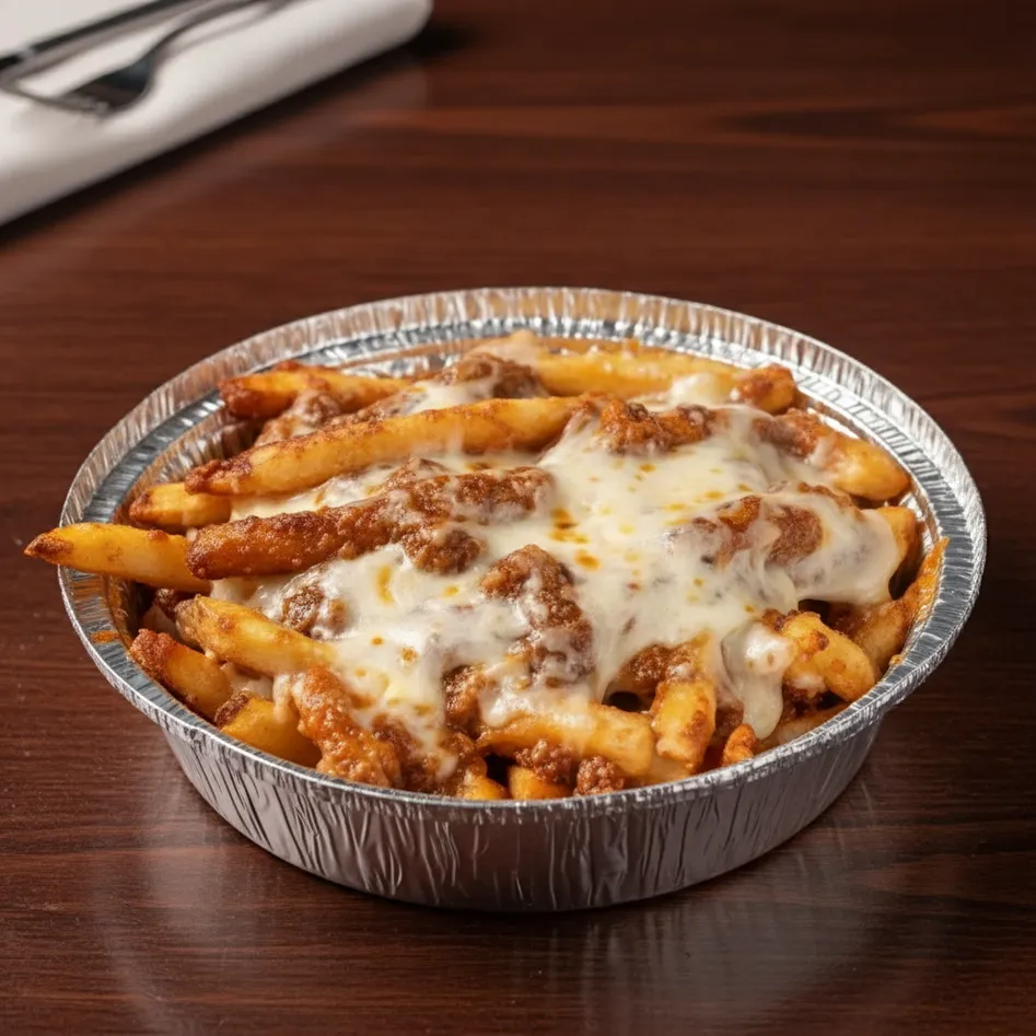 Butter chicken rice bowl from the fusion menu at Uniq Pizza Edmonton