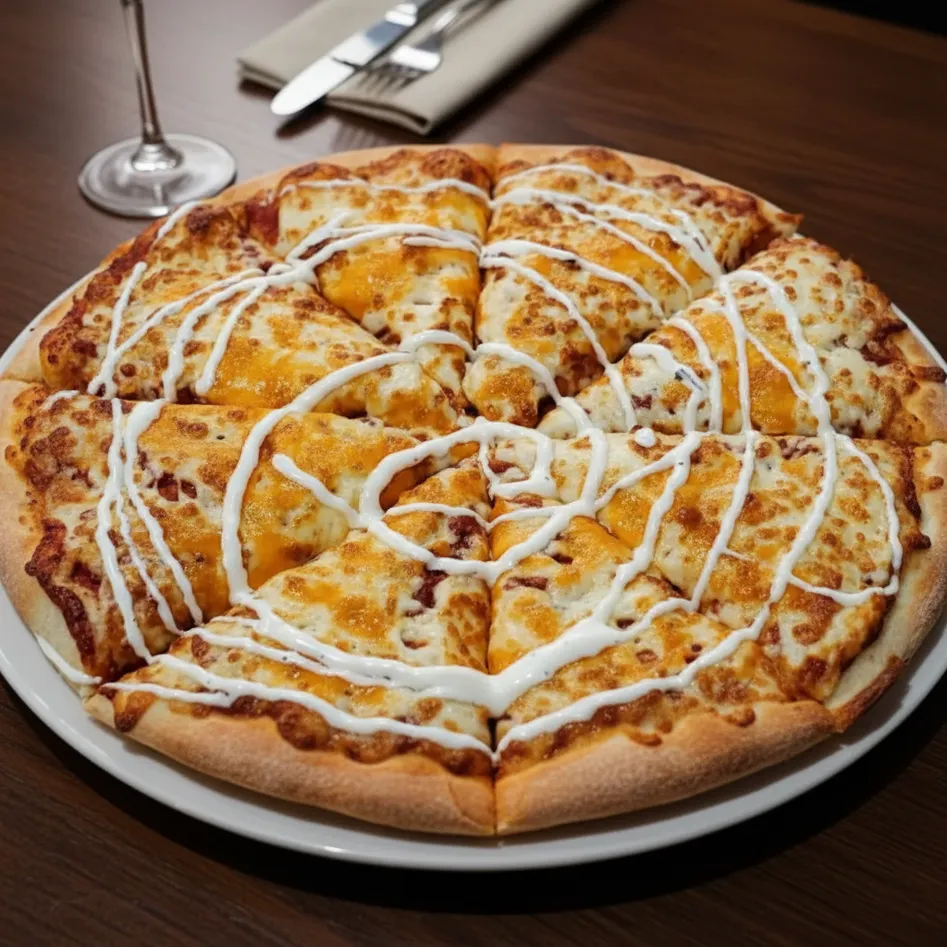 Fresh crispy thin crust pizza dough made daily at Uniq Pizza Edmonton