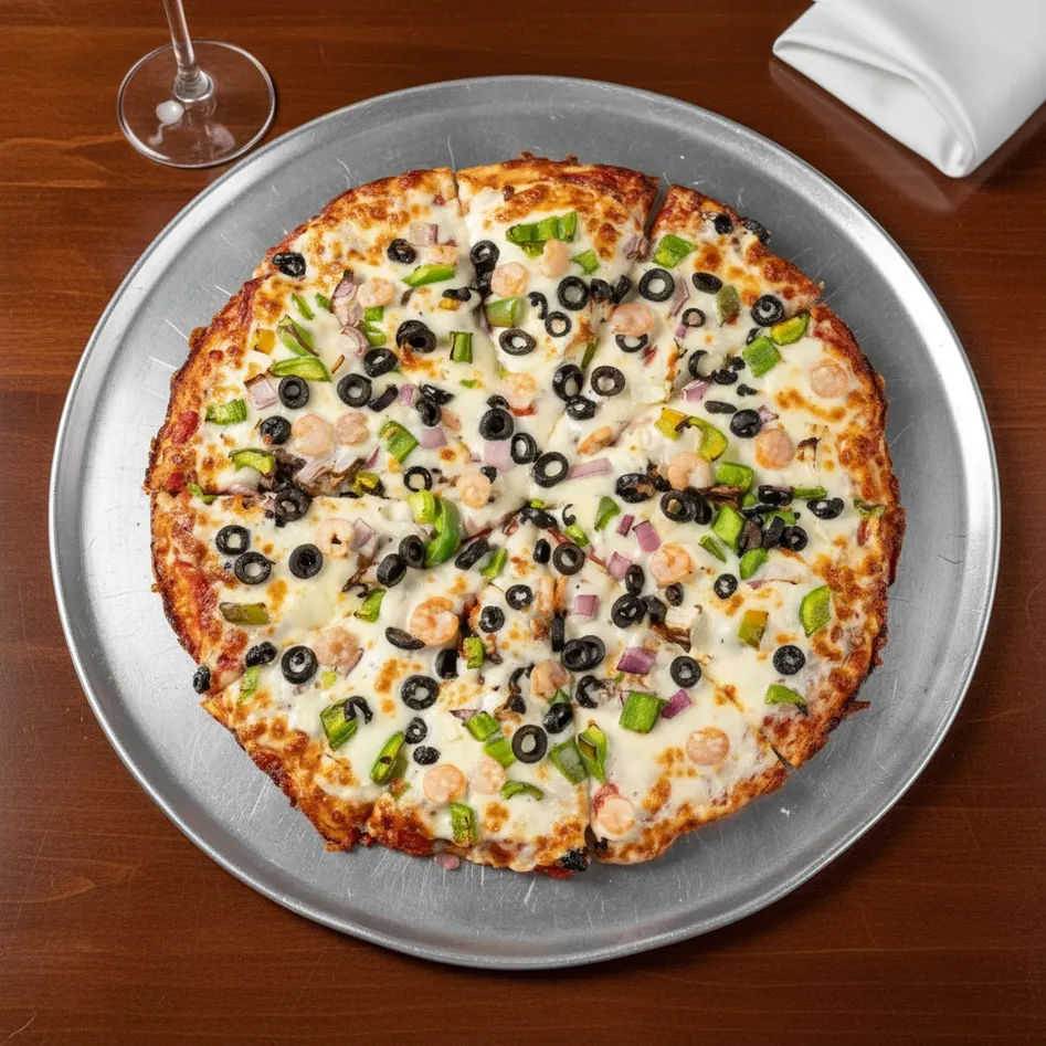 Chicken alfredo pizza described as heavenly by customers at Uniq Pizza Edmonton