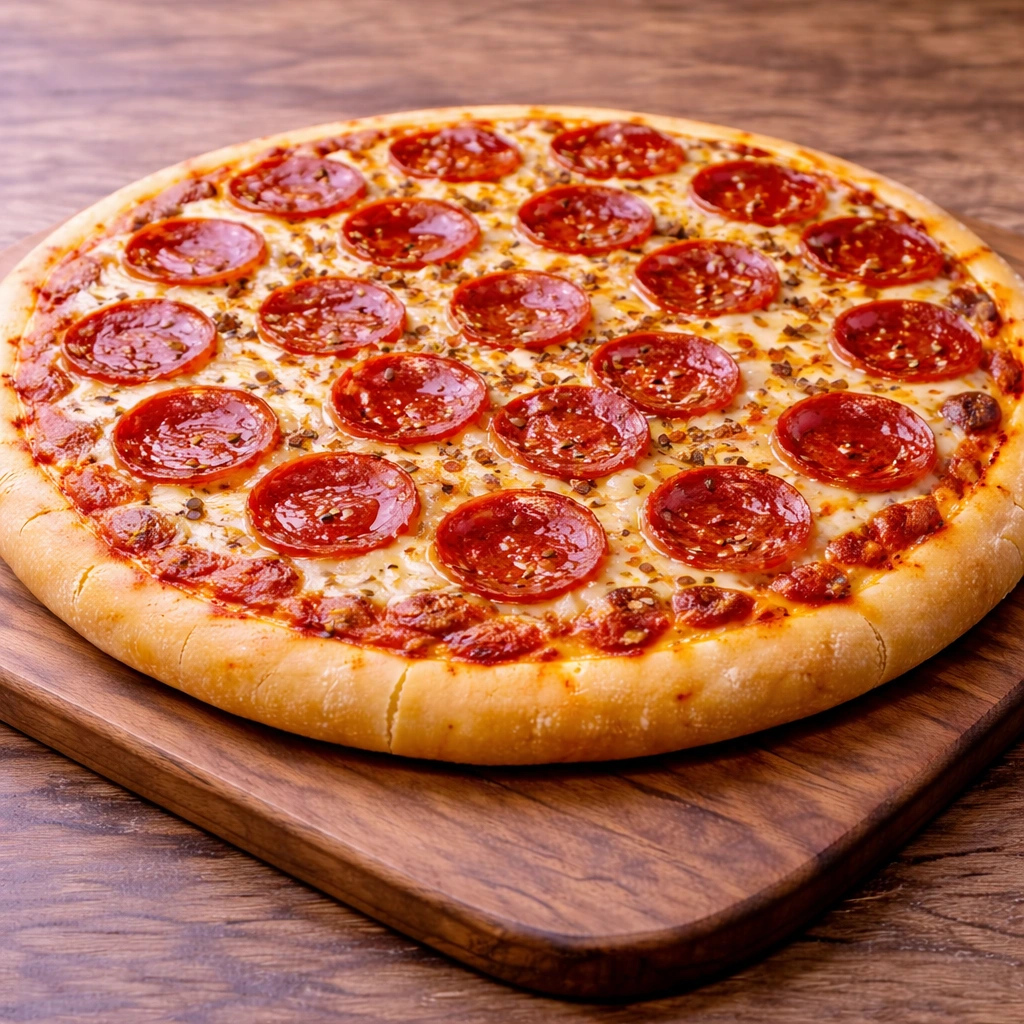 Pepperoni Pizza at Uniq Pizza in Edmonton Alberta