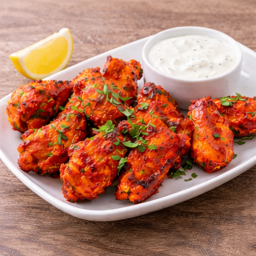 Tandoori Chicken Wings at Uniq Pizza in Edmonton Alberta